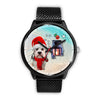 Dandie Dinmont Terrier Alabama Christmas Special Wrist Watch-Free Shipping