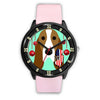 Basset Hound Dog Vector New Jersey Christmas Special Wrist Watch-Free Shipping