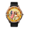 Basset Hound New Jersey Christmas Special Rose Gold Wrist Watch-Free Shipping
