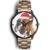 Boxer Dog Colorado Christmas Special Wrist Watch-Free Shipping