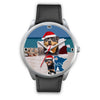 Rottweiler Dog Minnesota Christmas Special Wrist Watch-Free Shipping