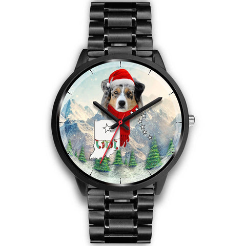 Australian Shepherd Indiana Christmas Special Wrist Watch-Free Shipping