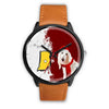 Afghan Hound Indiana Christmas Special Wrist Watch-Free Shipping