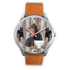Doberman Pinscher Colorado Christmas Special Wrist Watch-Free Shipping
