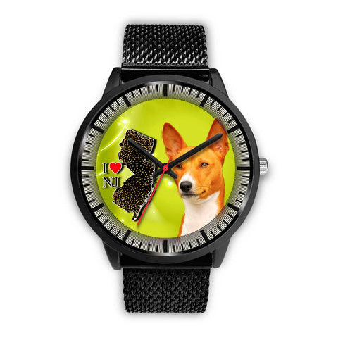 Basenji Dog New Jersey Christmas Special Wrist Watch-Free Shipping