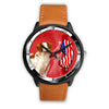 Cheerful Brittany Dog New Jersey Christmas Special Wrist Watch-Free Shipping