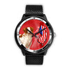 Cheerful Brittany Dog New Jersey Christmas Special Wrist Watch-Free Shipping