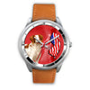 Cute Brittany Dog New Jersey Christmas Special Wrist Watch-Free Shipping