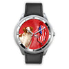 Cute Brittany Dog New Jersey Christmas Special Wrist Watch-Free Shipping