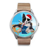 Border Collie Minnesota Christmas Special Wrist Watch-Free Shipping
