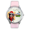 Bernese Mountain Dog Iowa Christmas Special Wrist Watch-Free Shipping