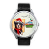 Bernese Mountain Dog Iowa Christmas Special Wrist Watch-Free Shipping
