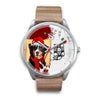 Cute Bernese Mountain Dog Indiana Christmas Special Wrist Watch-Free Shipping