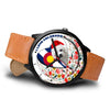 Bichon Frise Colorado Christmas Special Wrist Watch-Free Shipping