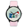 Bichon Frise Minnesota Christmas Special Wrist Watch-Free Shipping