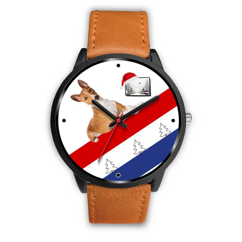 Basenji Dog Colorado Christmas Special Wrist Watch-Free Shipping