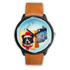 Border Collie Indiana Christmas Special Wrist Watch-Free Shipping