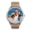 Basset Hound Minnesota Christmas Special Wrist Watch-Free Shipping