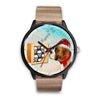 Boxer Dog Indiana Christmas Special Wrist Watch-Free Shipping