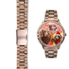 Boykin Spaniel Iowa Christmas Special Golden Wrist Watch-Free Shipping