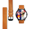 Norwich Terrier Colorado Christmas Special Wrist Watch-Free Shipping