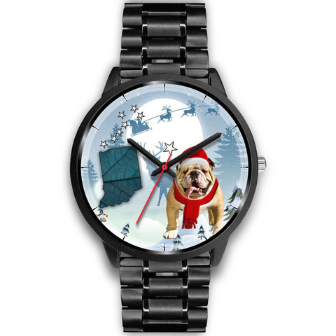 Bulldog Indiana Christmas Special Wrist Watch-Free Shipping