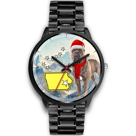 Cute Cane Corso Iowa Christmas Special Wrist Watch-Free Shipping