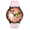 Brittany Dog Maine Christmas Special Wrist Watch-Free Shipping