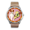 Graceful Brittany Dog Maine Christmas Special Wrist Watch-Free Shipping
