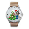 Norwegian Elkhound Dog Minnesota Christmas Special Wrist Watch-Free Shipping