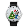 Norwegian Elkhound Dog Minnesota Christmas Special Wrist Watch-Free Shipping