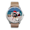 Tibetan Mastiff Colorado Christmas Special Wrist Watch-Free Shipping