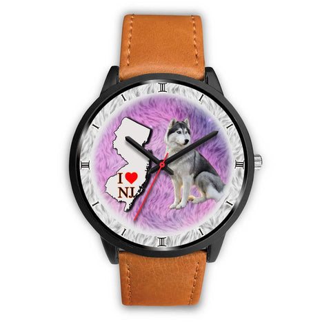 Siberian Husky Dog New Jersey Christmas Special Wrist Watch-Free Shipping