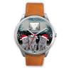 Russian Blue Cat Colorado Christmas Special Wrist Watch-Free Shipping