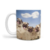 Pug Rushmore Mount Print 360 Mug
