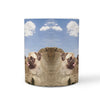 Pug Rushmore Mount Print 360 Mug