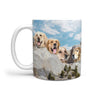 Amazing Golden Retriever Mount Rushmore Print 360 Mug