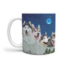 Amazing Siberian Husky Mount Rushmore Print 360 Mug
