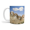 American Foxhound Mount Rushmore Print 360 Mug