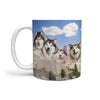 Alaskan Malamute Mount Rushmore Print 360 Mug