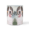 Bernese Mountain Dog Mount Rushmore Print 360 White Mug