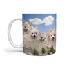 Pomeranian Dog Mount Rushmore Print 360 Mug