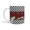 Whippet Dog Print 360 White Mug