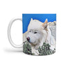 Samoyed Dog Mount Rushmore Print 360 White Mug