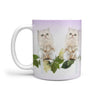 Persian Cat Print 360 White Mug