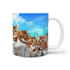 Bengal Cat Art Mount Rushmore Print 360 Mug