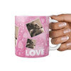 Whippet Dog Love Print 360 White Mug