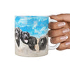 Labrador Pastel Art On Mount Rushmore Print 360 Mug
