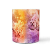 Cute Yorkie Color Art Mount Rushmore Print 360 Mug