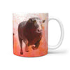 Limousin Cattle (Cow) Print 360 White Mug